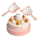 Filvczt Das Spiel des Katapult -Desktop -Spielzeugs, Der Sprung- Und Fangspiele, Der Interaktiven Kinderaktivitäten Mit Spielen Musik, Sicher Und Lehrreich, 18.5x18.5x12,5 cm, Für Mädchen & Jungens