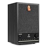 Audizio Canzo - DAB Radio, Internetradio mit WLAN & Bluetooth 5.3, Digitalradio, Radio mit Fernbedienung, Küchenradio mit LAN-Anschluss, AUX & Line-Out, ideal für Küche, Wohn-& Schlafzimmer - Schwarz
