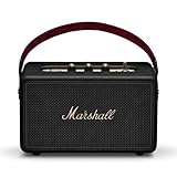 Marshall Kilburn III Tragbarer Bluetooth Lautsprecher mit über 50 Stunden Spieldauer - Schwarz und Messing