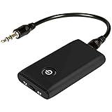 Bluetooth Adapter Audio 5.0, 2 in 1 Wireless Sender Empfänger, Transmitter mit 3,5mm Kabel für MP3 /MP4 Kopfhörer HiFi Lautsprecher Radio Auto TV PC Laptop Tablet