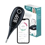 Beurer OT 30 BasalControl Smart, digitales Basalthermometer mit Bluetooth, Zykluskontrolle und natürliche Familienplanung mit Ovy App, präzise Temperaturmessung, Schwangerschaftsplanung