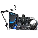 Presonus Audiobox 96 Ultimate Bundle Recording-Set + keepdrum Tisch-Mikrofonarm Schwarz