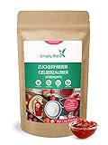 Simply Keto Gelierzauber 230g - Erythrit Gelierzucker ohne Zucker - Zur Zubereitung von Lower Carb* & Keto Marmelade - Für 1kg Früchte - Gesüßt mit Erythrit & Stevia - Vegan & Ohne Zuckerzusatz