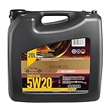 AMB Oils Vollsynthetisches Motorenöl 5W-20, 5L, Hohe Leistung für Benzin und Diesel, Verbesserter Motorschutz (20 Litre)