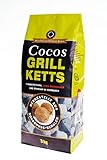 21kg Cocos Premium Grillbriketts aus Kokosschalen „Made IN Germany“ Kohle Holzkohle für Kugel-& Holzkohlegrill ideal für Dutch Oven Smoker Briketts Grill Kohle