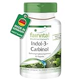 Fairvital | Indol 3 Carbinol Kapseln - 60 Kapseln - HOCHDOSIERT - I3C Kapseln mit Brokkoli-Pulver - VEGAN