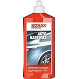 SONAX AutoHartWax (500 ml) flüssiges Hartwachs, für neue & neuwertige Bunt- & Metallic-Lacke, Art-Nr. 03012000