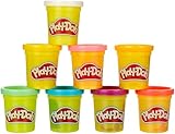 Hasbro Play-Doh-Set 8er Pack, Modelliermasse für fantasievolles und kreatives Spielen, buntes Kunstzubehör für Mädchen und Jungen ab 2 Jahren, in Regenbogen- oder Neon-Farben