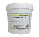 Magnesiumsulfat 2,5kg - Bittersalz - Epsom Salz - Epsomit - in Pharmaqualität (reiner als Lebensmittelqualität) – Magnesiumbäder