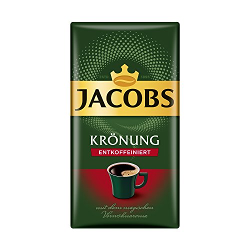 Jacobs Filterkaffee Krönung Entkoffeiniert, 500 g gemahlener Kaffee