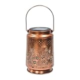 Kolibri Solar Laterne - Solar-Gartenleuchte Für Außenbereich Mit Effizienter Beleuchtung,Vintage Design Deko Außenleuchte Für Wandern Und Gartenbeleuchtung