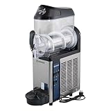 GastroHero Slush Eis Maschine 1x 12 Liter Edelstahl schwarz Gastronomiebedarf