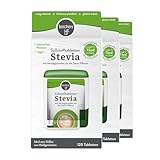 3 x borchers Stevia Süßstofftabletten | Im Spender | Kalorienarm | Süßungsmittel | 120 Tbl.