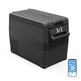 Alpicool NCF45 45L Kompressor Kühlbox 12V tragbarer Mini-Kühlschrank elektrische Gefrierbox klein Gefrierschrank für Auto camping, Lkw, Boot, -20℃ bis 20℃(Schwarz)