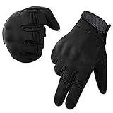Neusky Herren Taktische Handschuhe - Touchscreen, Fahrrad, Motorrad, Mountainbike, Outdoor Sport - Ideal für Airsoft, Militär, Paintball