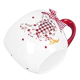 ABOOFAN 1 Stück Suppentasse Kaffeetasse Teetasse Tassen Teebehälter aus Keramik Becher trinken Keramik -Teebecher Tasse Teegetränke Tee Becher Küchenversorgung rot