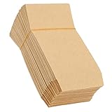 Warmhm 100 Stück Saatbeutel Verpackung Samenumschläge groß wickeln Braune Beutel braune Taschen Braune Papiertüte Basteltaschen Speisenpapierbeutel Kraftpapier Light Brown