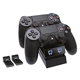 Venom Twin Docking Station, lädt zwei Dualshock 4 Controller gleichzeitig ohne Kabel, mit LED Anzeige - Playstation 4