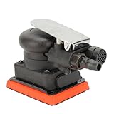 Druckluft-Exzenterschleifer, 12000rpm Hochgeschwindigkeits-Pneumatik-Schleifer Automatischer Auspuff, 75x100mm Quadratische pneumatische Palm Sander für Auto Wachsen Polieren