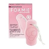 Foamie Festes Shampoo Geschädigtes & Fettiges Haar mit Hibiskus-Extrakt, Haarpflege für Kaputtes Haar, 100% Vegan, Plastikfrei, 80g