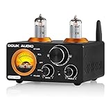 [Aktualisierte Version] ST-01 PRO 200W HiFi-Verstärker Mini Audioempfänger Bluetooth 5.0 Röhrenverstärker Digital Amplifier mit VU-Meter, USB DAC Coax/Opt