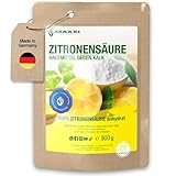 Maxxi Clean | 1x 900 g Zitronensäure Pulver in Lebensmittelqualität | Hausmittel für Küche, Haushalt & Kosmetik | Citronensäure (100% Reinheit) wiederverschliessbar