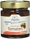 MANI ΜΑΝΙ Getrocknete Tomaten in Olivenöl, bio, 2er Pack (2 x 180 g)