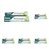 Himalaya Herbals Mint Fresh Herbal Toothpaste Gum Expert Range for Healthy, Protected Gums and Fresh Breath, 75 ml (Packung mit 5)