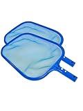 Pool Keshcer Netz, 2 Pack Whirlpools Feinmaschig Rake Netz für die Reinigung der Oberfläche von Schwimmbad, oberirdische schnelle Reinigung von Schutt und Laub
