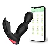 APP Vibratoren für Frauen G-Punkt und Klitoris, 7 Vibrationsmodi, 7 Swing modi G Punkt Und Klitoris Sexspielzeug, Tragbar Dildo Vibratoren mit APP Fernbedienung Vibrator, Schwarz