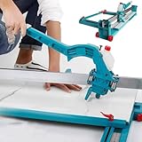 Manueller Fliesenschneider Großformat Fliesenschneidemaschine Einstellbare Laserführung Fliesenschneidemaschine Fliese 1200mm Schnittbreite Schnittstärke 6-15mm für präziseren Fliesenschnitt