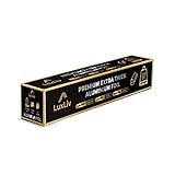 LuxLiv ® 50 m Premium Hochleistungsfolie 20 Mikron dick Küche Catering Aluminium Blech Folie Rolle – 30 cm breit