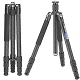 WEYLLAN Stativ-Carbon-Fiber 185cm, Kompaktes-Groß-Stativ-Reisestativ Einbeinstativ Funktion, Professionelles Tripod Hochstativ Kamera Stativ DSLR, 32.5mm Bein, 25kg Tragkraft