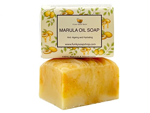Funky Soap Marula (Africa's Wunder Öl) Seife 100% Natürlich Handgemacht, 1 bar of 120g