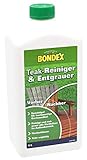 1 Liter Bondex Teakmöbel Entgrauer Teak Möbel Gartenmöbel Reiniger