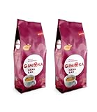 Gimoka - Ganze Kaffeebohnen - 2 Kg - Mischung GRAN BAR - Intensität 12 - Made In Italy - 2 Packungen À 1 Kg