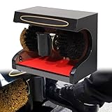 FBJAMZ Automatischer Schuhputzer, Elektrische Schuhputzmaschine, Automatischer Kleiner Induktionsschuhputzer, Haushalt/Gewerbe