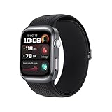 HUAWEI Watch D2 Smartwatch, 1,82' AMOLED-Display, Ambulante Blutdruckmessung, schlankes Design, EKG, smarte Lifestyle-Funktionen, Gesundheits-Community, kompatibel mit iOS & Android™, Schwarz