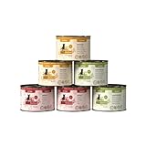 catz finefood Kitten Multipack Katzenfutter nass - Feinkost Kitten Nassfutter für Junge Katzen ohne Getreide und Zucker mit hohem Fleischanteil (6 x 200g Dosen)