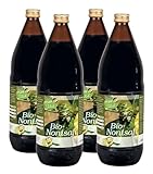 KOPP Vital® Bio-Nonisaft - Karton mit 4 x 1l | Bio-zertifiziert | aus biologisch kontrolliertem Anbau | Direktsaft