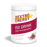 DEXTRO ENERGY ISO DRINK RED BERRY (440g) - Isotonisches Getränkepulver mit Natrium, Magnesium, Kalium, Chlorid, schnelle Kohlenhydratversorgung, Booster mit Elektrolyten, Glutenfrei, Laktosefrei