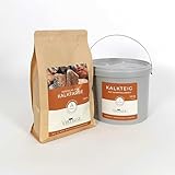 VeMura Kalkfarbe | Limewash, Kalkteig & Zuschlag für Kalkfarbe, Natürliche Wandbeschichtung für Innen (M - 5,5 kg)