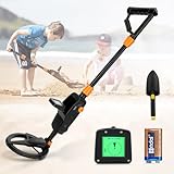 Metalldetektor für Kinder, Sunowl Metalldetektor Kinder mit LCD und Tonanzeige, Hochempfindlicher Metalldetektor mit Wasserdichter Suchspule, Kinder Metalldetektor für Kinder zur Metallsuche