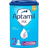 Aptamil HA 2 – Anschlussnahrung nach dem 6. Monat, Mit Omega 3 & 6, DHA, ARA & ALA, Nur Laktose, Ohne Palmöl, Babynahrung, Milchpulver, 1x 800g