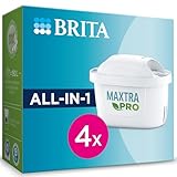 BRITA Wasserfilter Kartuschen MAXTRA PRO All-in-1 – 4er Pack|Original BRITA Ersatzkartusche für alle BRITA Kannen. Für frisches Wasser. Filtert Mikroverunreinigungen wie PFAS, Chlor, Kalk & Metalle