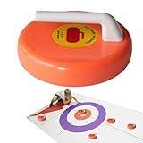 Generisch Tischcurling Für Familien - Tisch-Curling Spiel | Entwicklungsspielzeug Für Kinder Erwachsene Büros Studentenwohnheime Campus Hof Garten Partys Familientreffen Boden