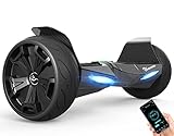 EVERCROSS 8,5' Hoverboards Offroad, All Terrain Hover Board, App-fähige Hoverboards mit Bluetooth, 4,4Ah verstärkte Batterie, Hover Boards für Kinder Jugendliche Erwachsene