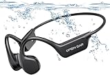 Relxhome Knochenschall Kopfhörer, Kopfhörer Schwimmen Eingebaute 32GB Speicher, MP3 Sport Kopfhörer Bluetooth 5.4, IPX8 Wasserdicht, Open Ear Kopfhörer für Schwimmen Laufen, 10 Stunden Spielzeit