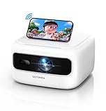 ULTIMEA Tragbarer Mini Beamer, Full HD Filmprojektor mit verbessertem WiFi 5G/2.4G und Bluetooth, 2K Dekodierung, 300 ANSI Lumen, elektrischer Fokus, kompatibel mit iOS Android Phone/TV