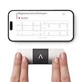 AliveCor KardiaMobile 6L - Smartphone-kompatibler 6-Messungen-EKG-Monitor - erkennt Vorhofflimmern in nur 30 Sekunden - egal wann und wo